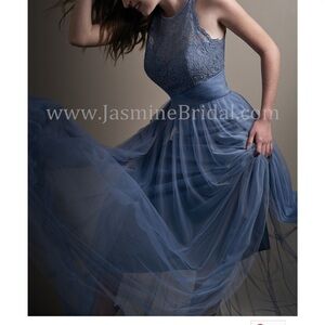 Amethyst Lace Evening Dress Belsoie L194009